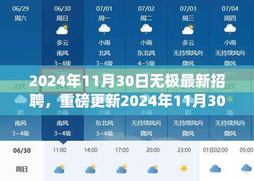 2024年无极最新招聘启事,职业梦想从这里起航