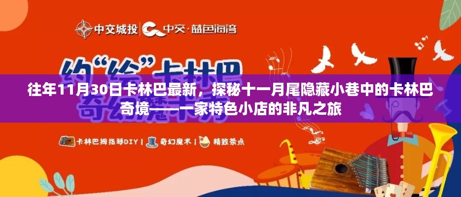 探秘十一月尾隐藏小巷的特色小店,卡林巴奇境的非凡之旅