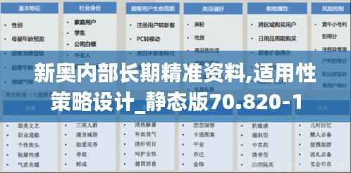 新奥内部长期精准资料,适用性策略设计_静态版70.820-1