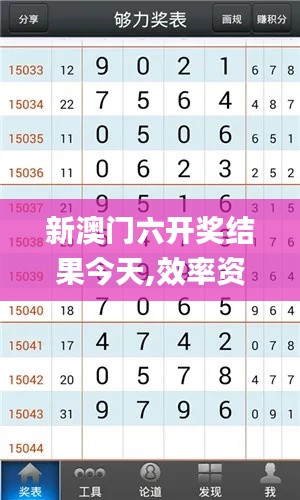 新澳门六开奖结果今天,效率资料解释定义_铂金版77.805