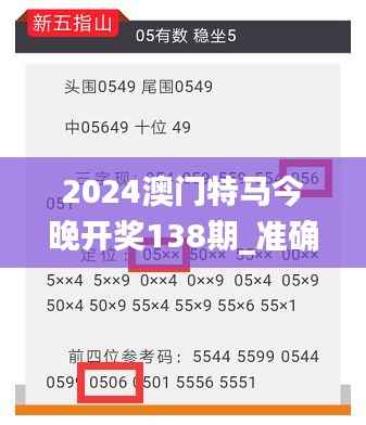 2024澳门特马今晚开奖138期_准确资,经典说明解析_钱包版97.627