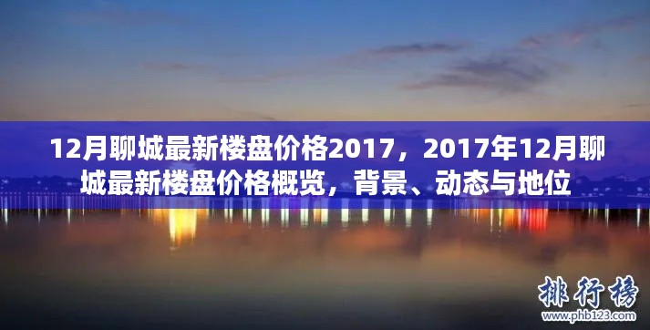 2017年12月聊城最新楼盘价格概览,背景、动态与地位分析