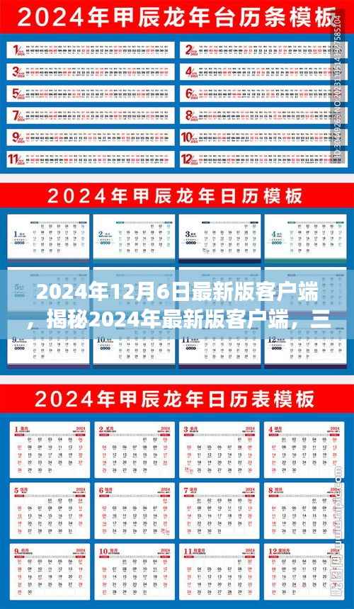 2024年12月6日最新版客户端,揭秘2024年最新版客户端,三大要点深度解读