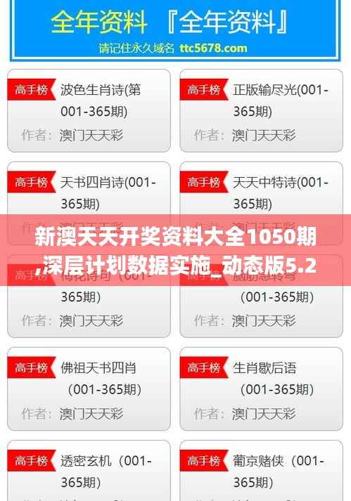 新澳天天开奖资料大全1050期,深层计划数据实施_动态版5.256