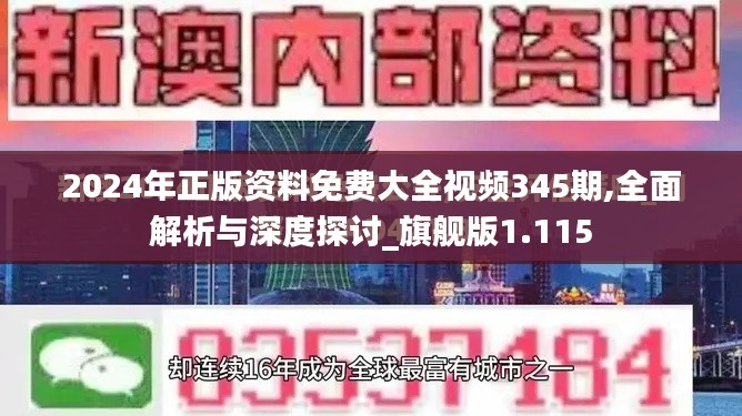 2024年正版资料免费大全视频345期,全面解析与深度探讨_旗舰版1.115