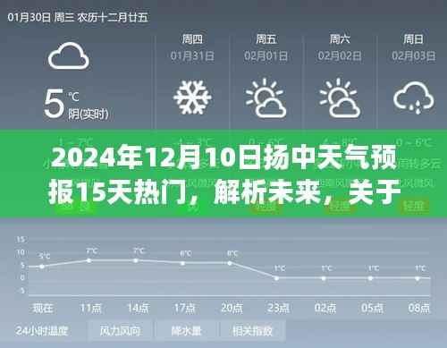 扬中天气预报热议,未来15天的气象预测与热门观点解析