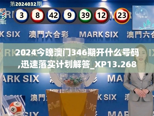 2024今晚澳门346期开什么号码,迅速落实计划解答_XP13.268