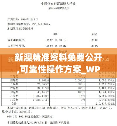 新澳精准资料免费公开,可靠性操作方案_WP13.285