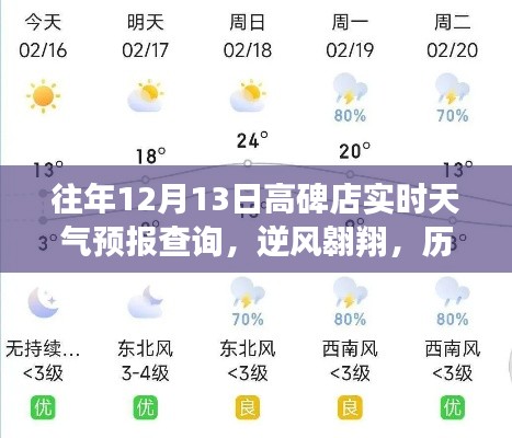 历年12月13日高碑店天气预报背后的励志故事与逆风翱翔的天气预报查询