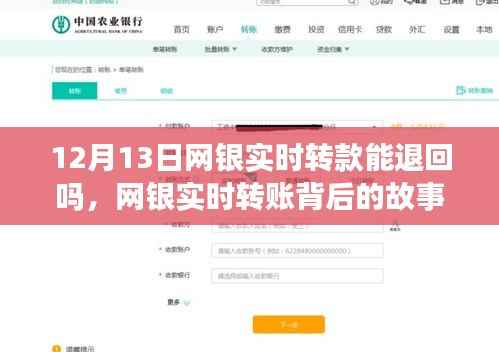 网银实时转账背后的故事,学习与变化中的自信与成就感,能否成功退款揭秘
