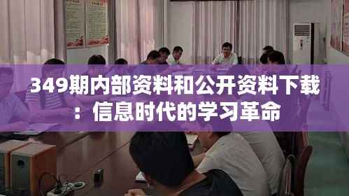 349期内部资料和公开资料下载:信息时代的学习革命