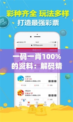 一码一肖100%的资料:解码精准推码技巧与概率分析