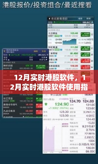 12月实时港股软件使用指南,从入门到熟练掌握