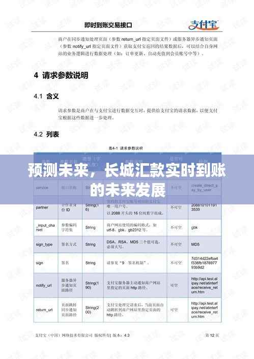 长城汇款实时到账的未来展望与预测