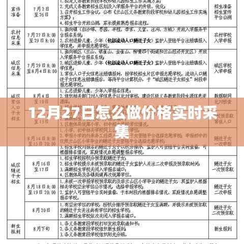 12月27日实时价格采集攻略