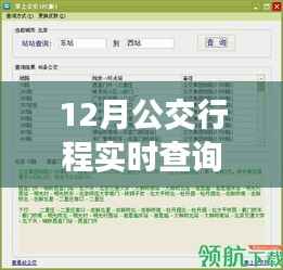 12月公交实时查询APP,出行必备神器