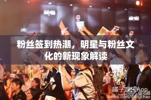 粉丝签到热潮,明星与粉丝文化的新现象解读