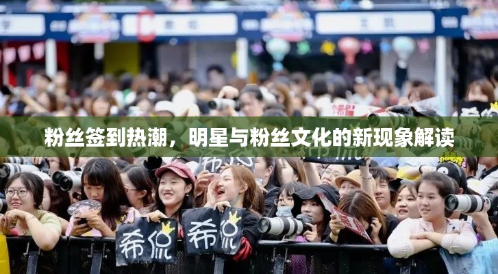 粉丝签到热潮,明星与粉丝文化的新现象解读