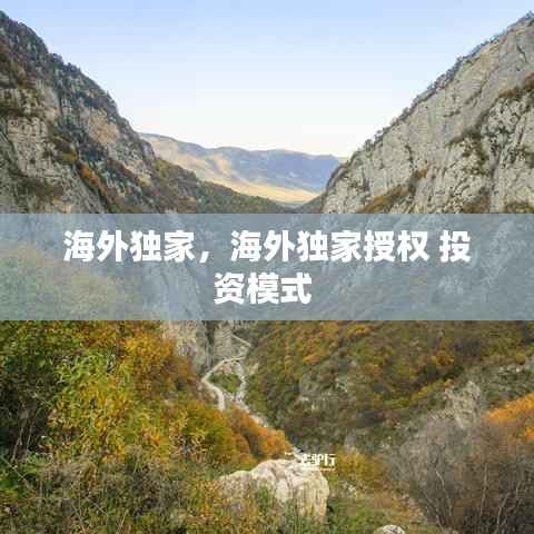 海外独家,海外独家授权 投资模式