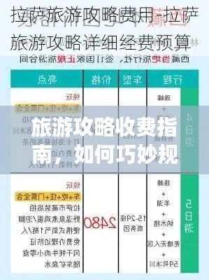 旅游攻略收费指南,如何巧妙规划旅行预算,避免超支!