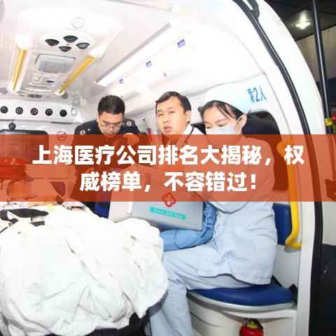 上海医疗公司排名大揭秘,权威榜单,不容错过!