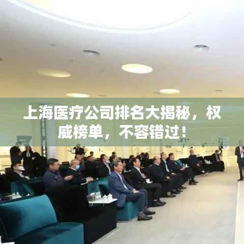 上海医疗公司排名大揭秘,权威榜单,不容错过!