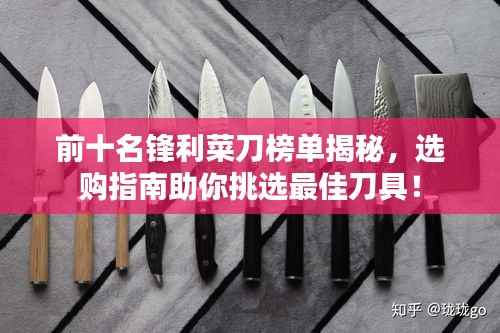 前十名锋利菜刀榜单揭秘,选购指南助你挑选最佳刀具!