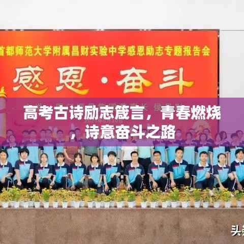 高考古诗励志箴言,青春燃烧,诗意奋斗之路
