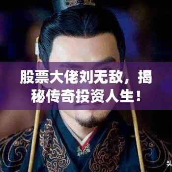 股票大佬刘无敌,揭秘传奇投资人生!