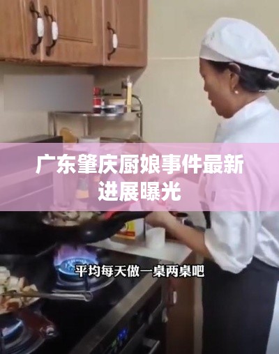广东肇庆厨娘事件最新进展曝光