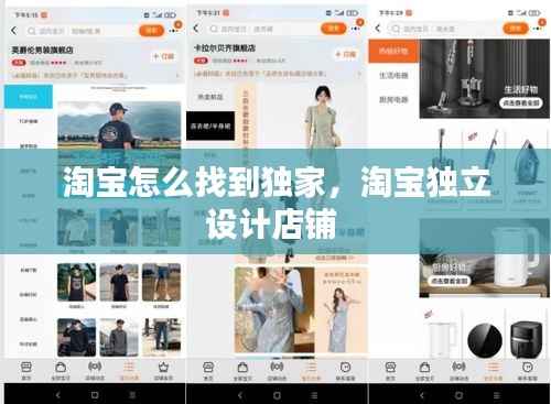 淘宝怎么找到独家，淘宝独立设计店铺 