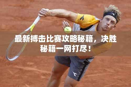 最新搏击比赛攻略秘籍,决胜秘籍一网打尽!