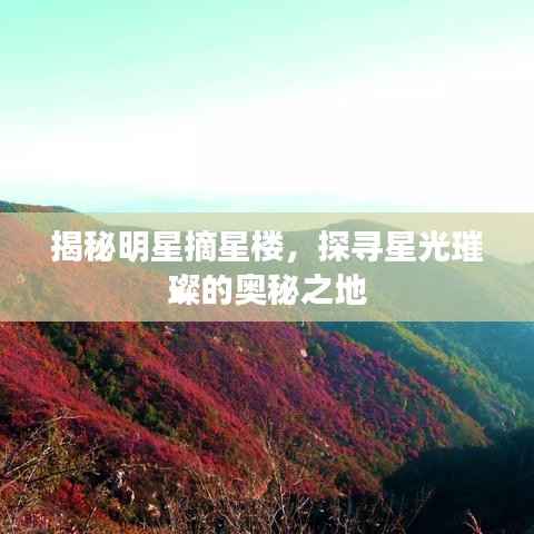 揭秘明星摘星楼,探寻星光璀璨的奥秘之地