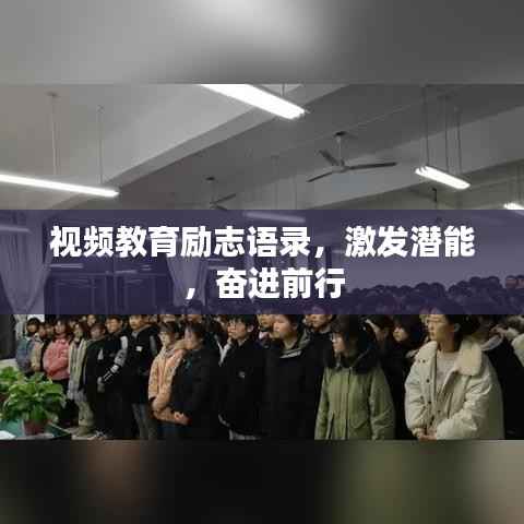 视频教育励志语录,激发潜能,奋进前行